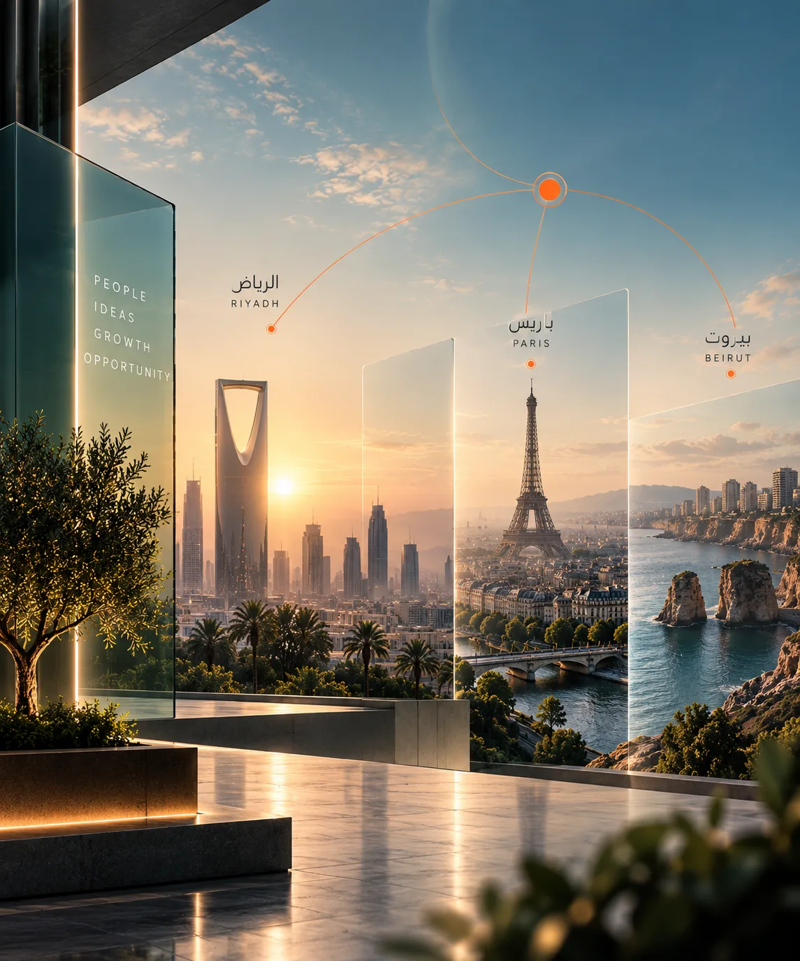 Riyadh, Paris and Beirut